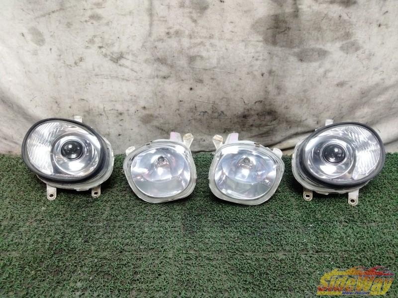 M_セリカ後期(ST202)プロジェクターヘッドライト左右4点【665T】