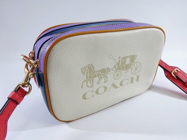 新品 未使用 030 r】 COACH コーチ ショルダー カメラバッグ レザー