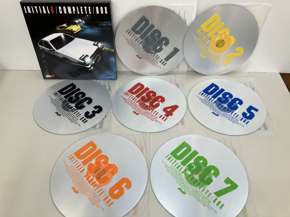 頭文字D COMPLETE LD BOX レア avex 7ディスク 特典映像 頭文字D