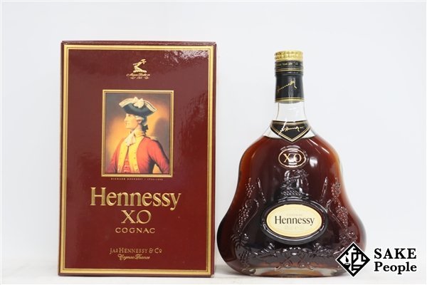 ◆注目! ヘネシー XO 金キャップ クリアボトル 700ml 40％ 箱 コニャック