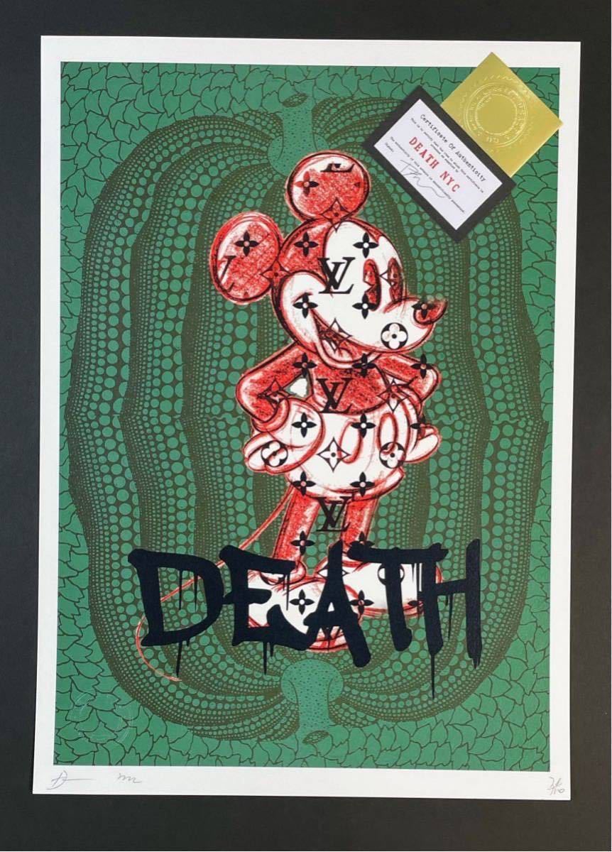 美術品・アンティーク・コレクション DEATH NYC 世界限定100枚アート