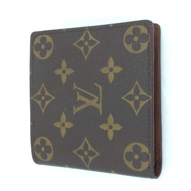 【BEAW4022】LOUIS VUITTON ルイヴィドン　モノグラム　ポルト・ビエ・カルトクレディモネ　M61665/CA0968　二つ折り財布