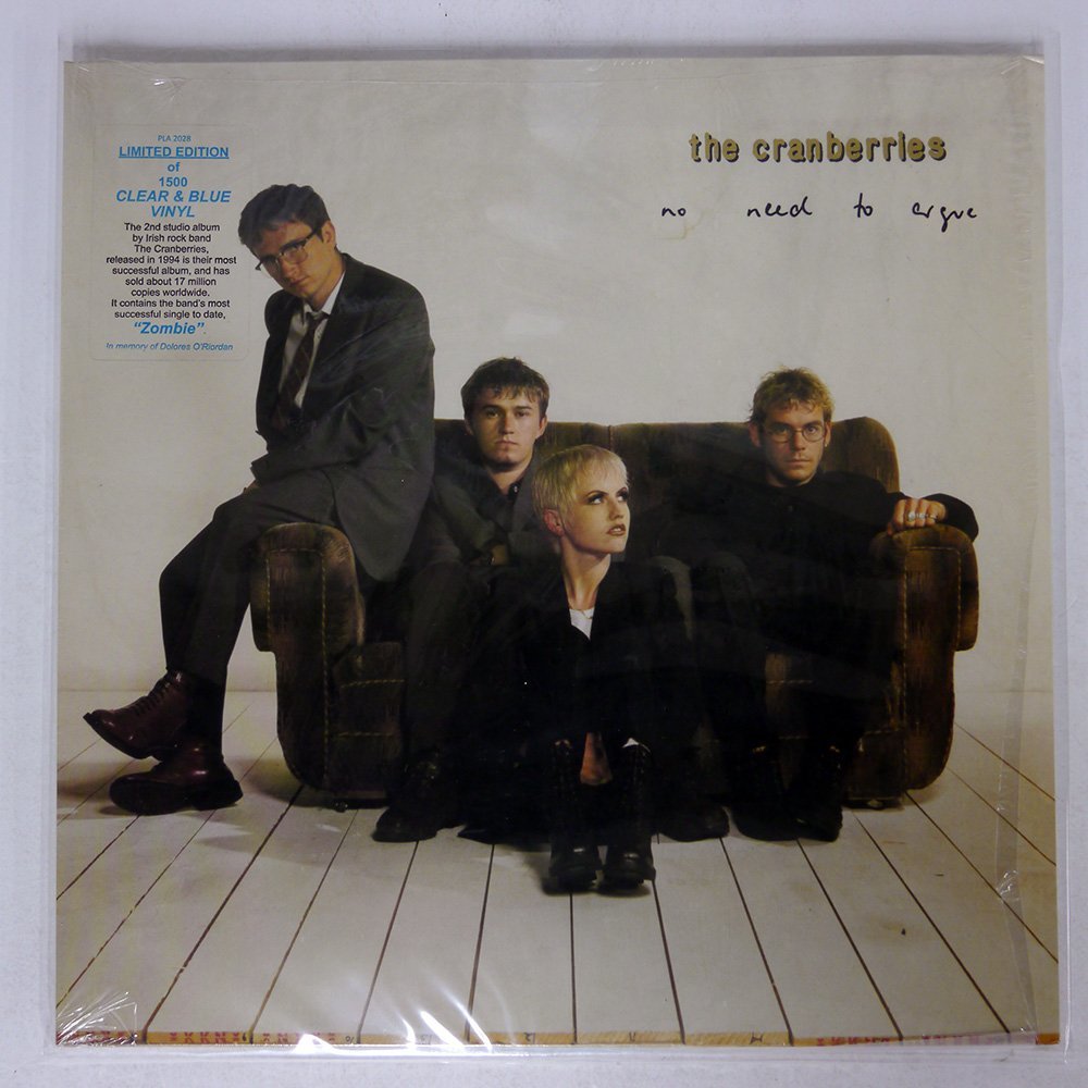 THE CRANBERRIES/NO NEED TO ARGUE/PLAIN RECORDINGS PLAIN202