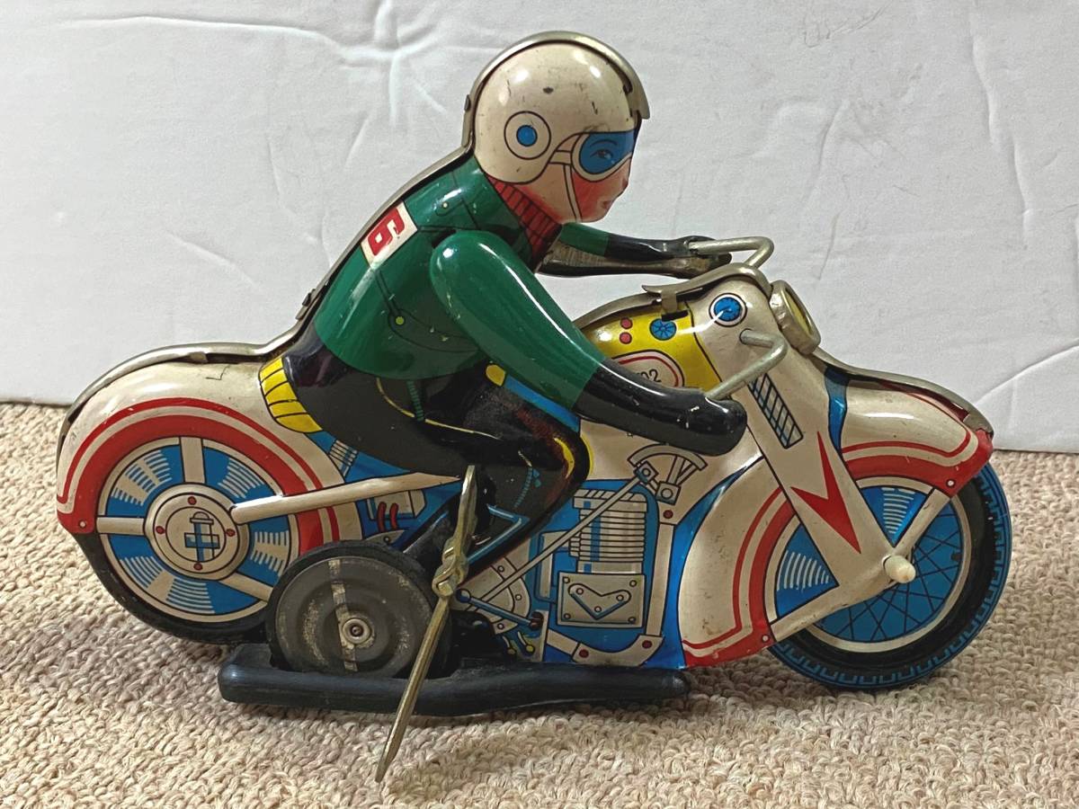 中国製 ビンテージ ブリキ バイク オートバイ レトロ アンティーク