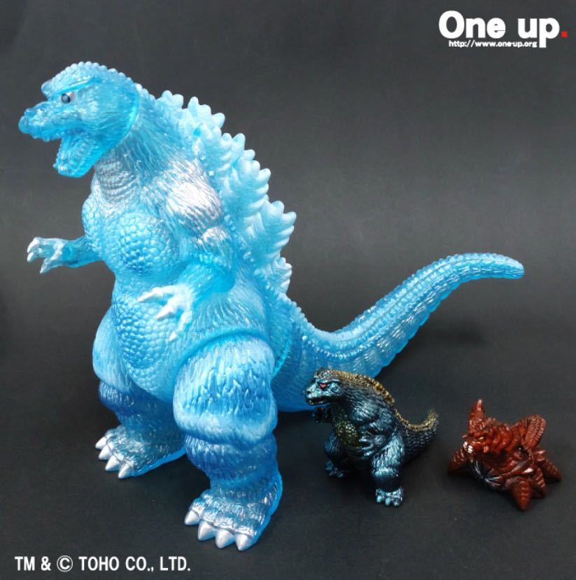  One up. デスゴジ ゴジラジュニア デストロイア幼体 3体セット ソフビ sofvi GODZILLA クリアブルー素体 ホビーラウンド28 Oneup(ゴジラ)｜売買されたオークション情報、yahooの商品情報をアーカイブ ゴジラ