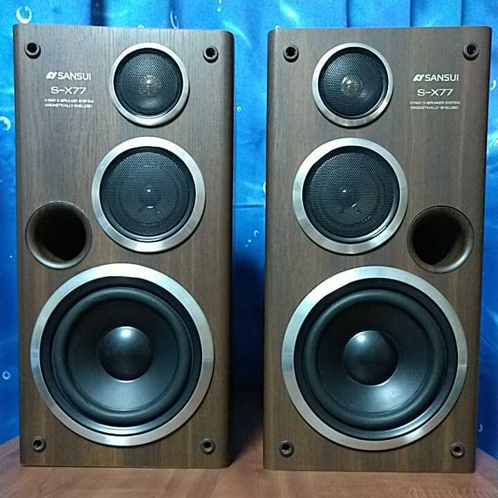 オーディオ機器 SANSUI サンスイ S-X77 3-way スピーカー