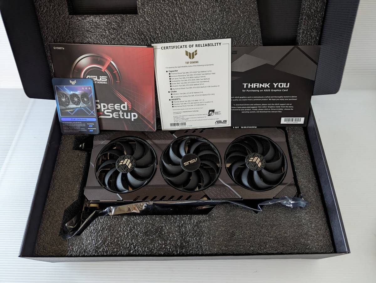 美品・動作確認済】ASUS NVIDIA GeForce RTX 3090 トリプルファン 