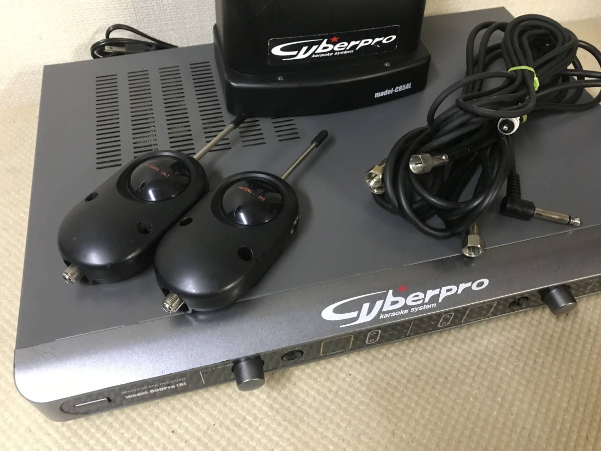 第一興商 DAM 電波式ワイヤレスマイクセット ワイヤレスマイク 動作品