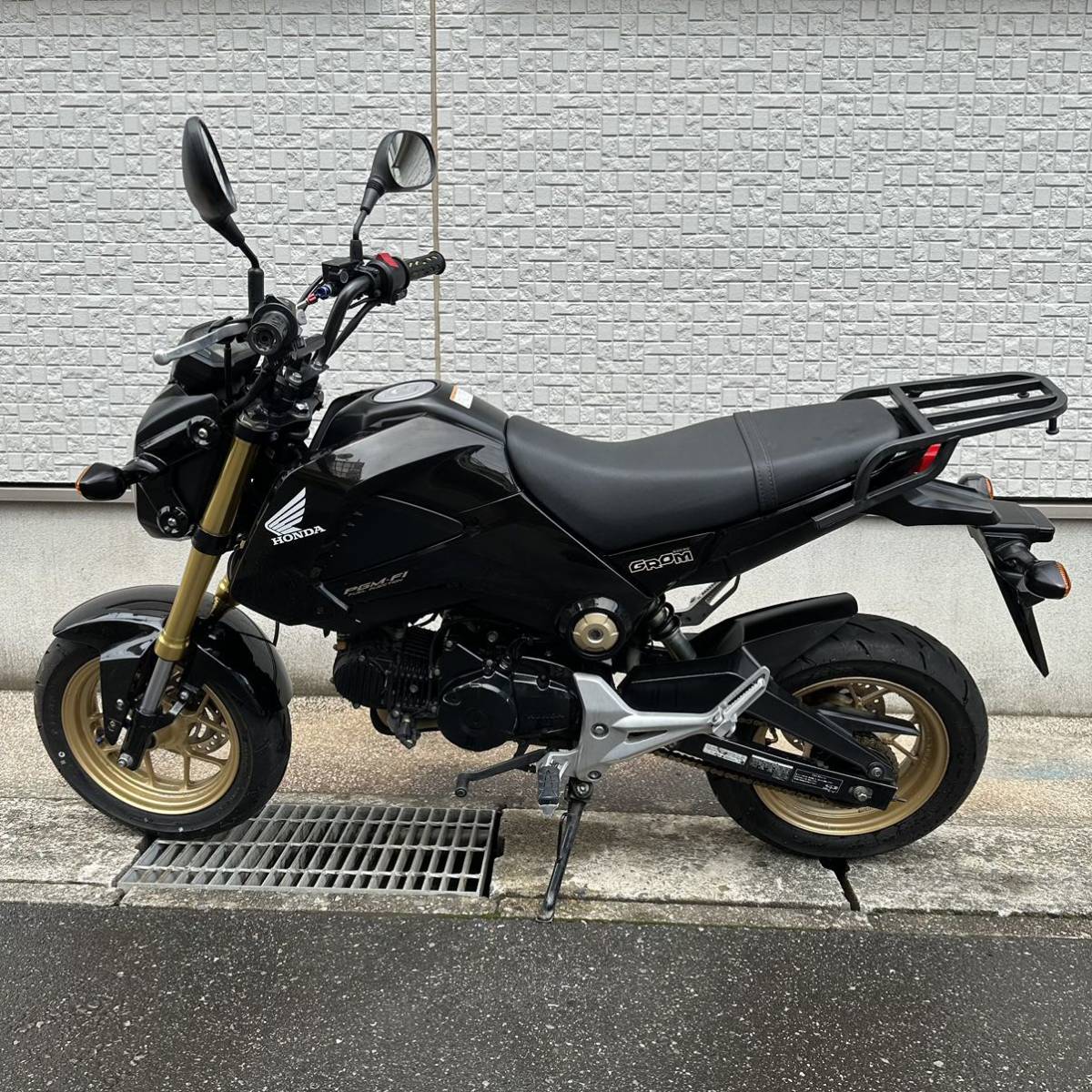 HONDA GROM JC61 グロム MSX125 マウントバー付き JC75 JC92(51cc