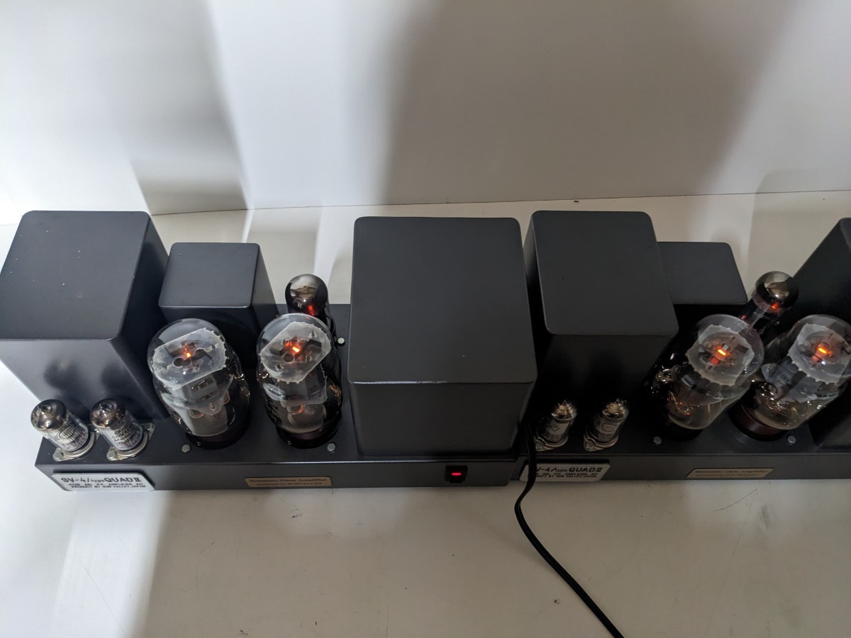 Sun Valley SV-4 type QUADⅡ 真空管モノラルパワーアンプ ペア 中古 サンバレー サンバレイ 通電確認済み_3