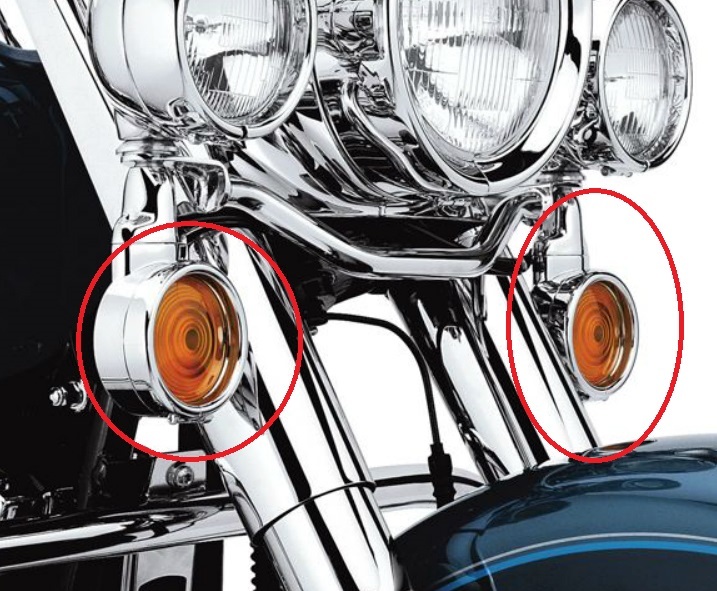 ハーレー純正 ハーレー 純正 オプション ターンシグナル トリムリング