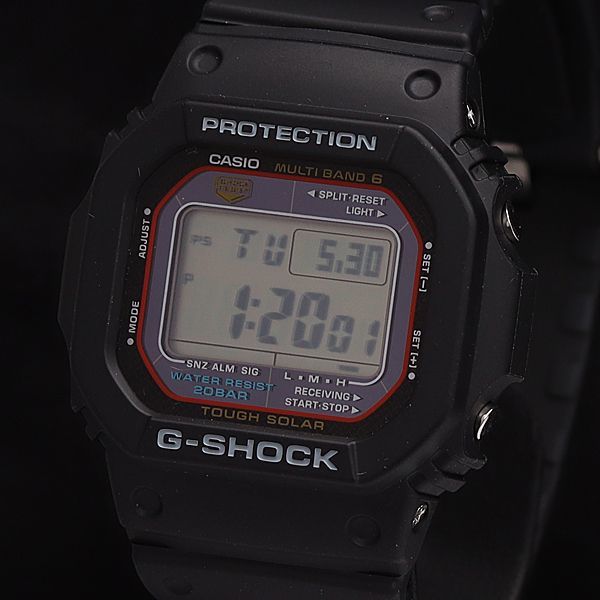 1円 稼働 美品 箱付 カシオ 電波ソーラー GW-M5610U Gショック マルチ  