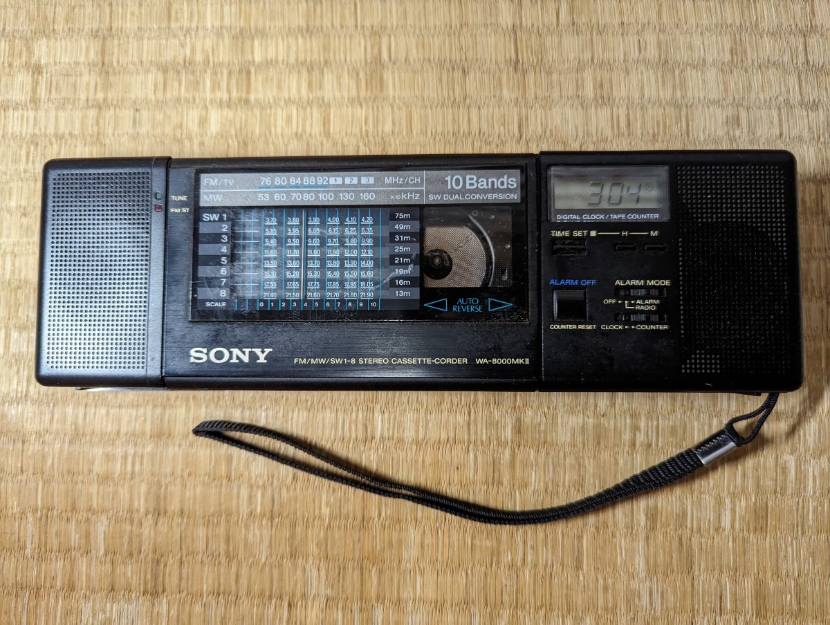 SONY ソニー WA-8000MKⅡ 昭和レトロ 当時物 ステレオカセットコーダー