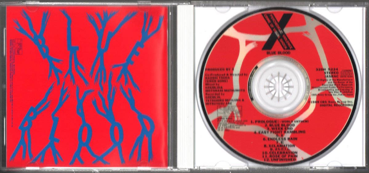 □X(X JAPAN)□セカンド・アルバム□「BLUE BLOOD(ブルー ブラッド
