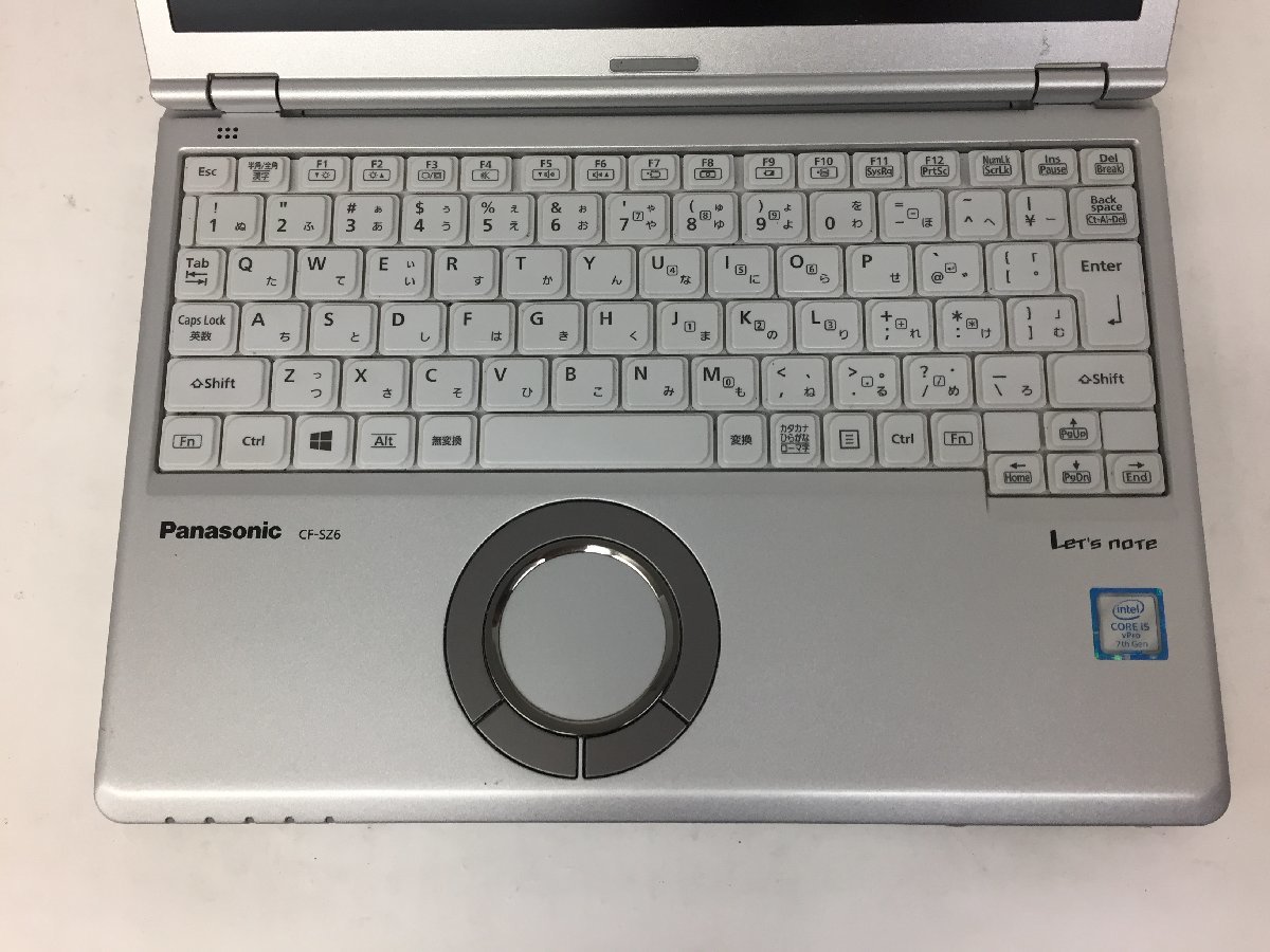 ジャンク/ Panasonic CF-SZ6YFLVS Intel Core i5-7300U メモリ8.19GB