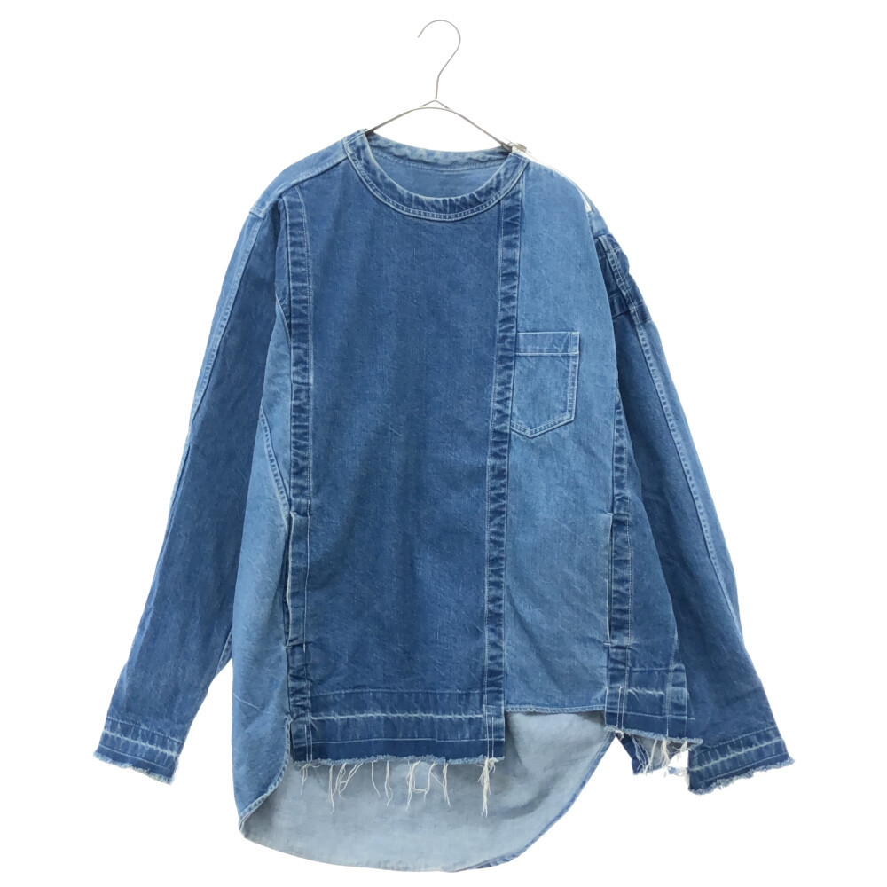 Denim Pullover | Store サカイ Official sacai オフィシャル Knit x