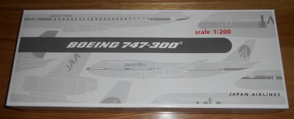 JALUX 1/200 B747-300 JAA 日本アジア航空 JA8189 機体記号 : JA8189