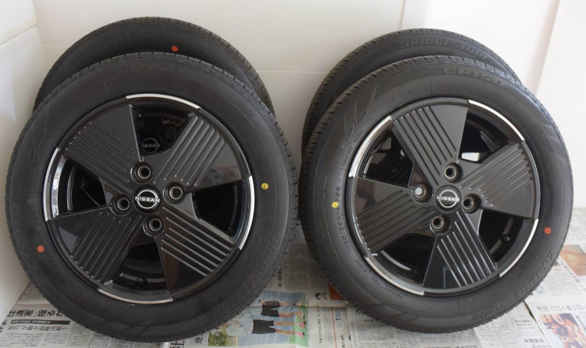 決まりました！日産 純正 14インチ アルミホイール タイヤ 4本