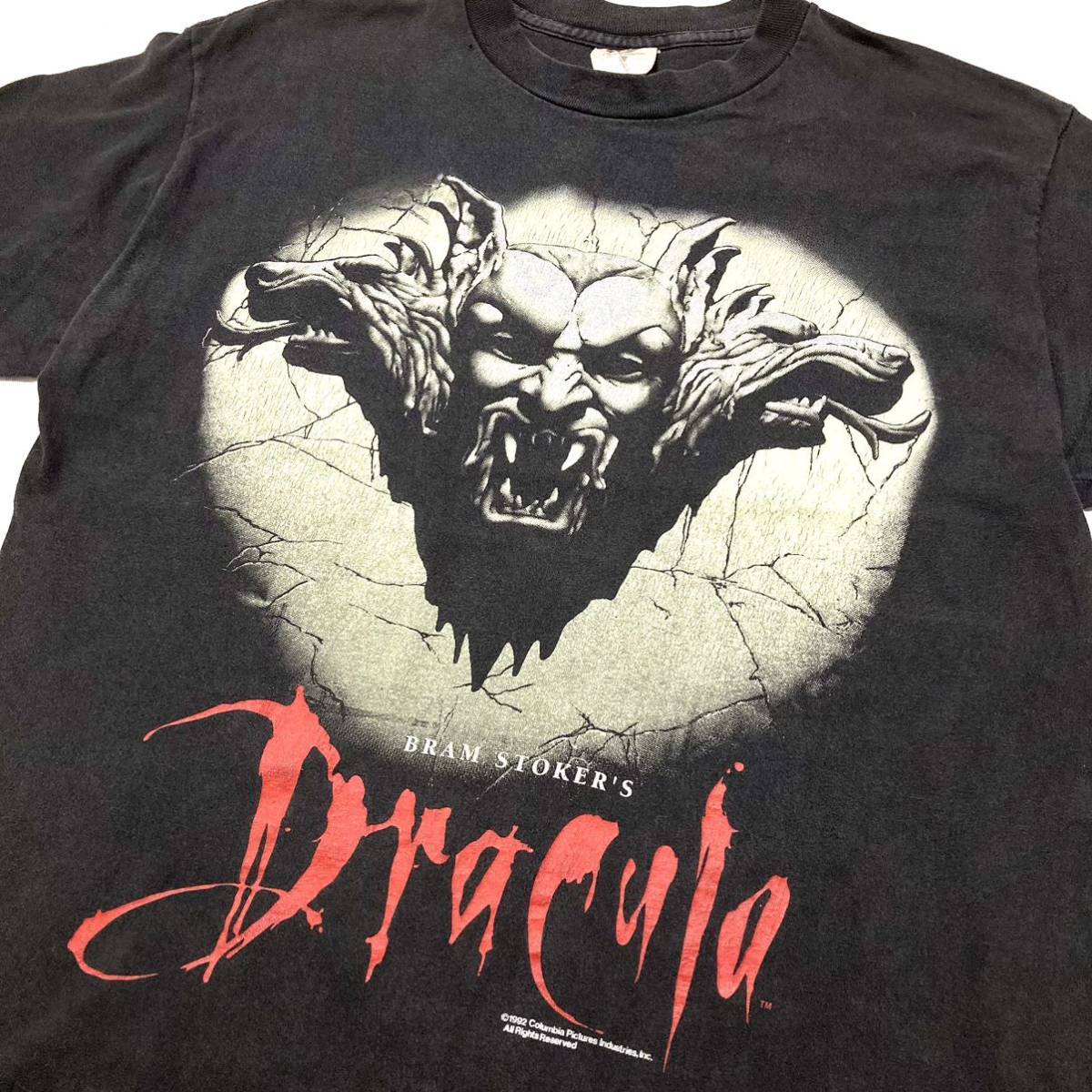 90s usa製 vintage movie BRAM STOKERS Dracula tシャツ 黒 ブラック 