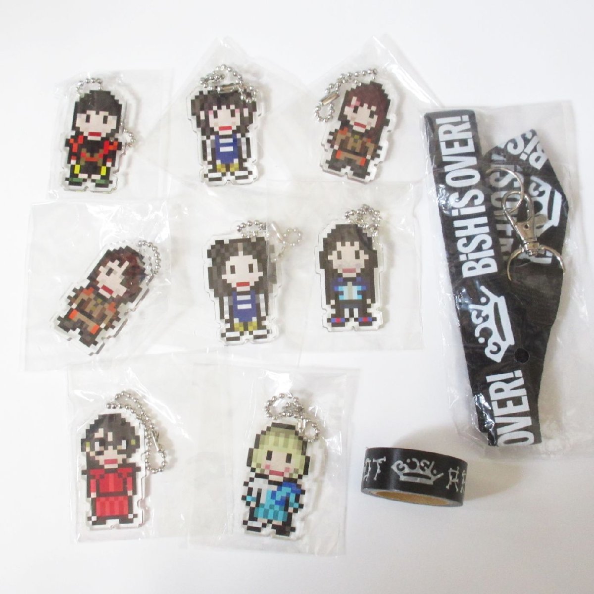BiSH ビッシュ グッズセット P ピクセルキーホルダー ネックストラップ 