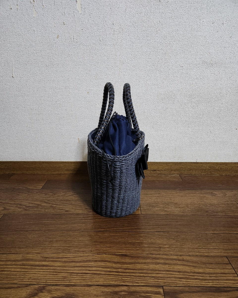アンテプリマ トートバッグ - ミスト ANTEPRIMA カゴバッグはリボン 