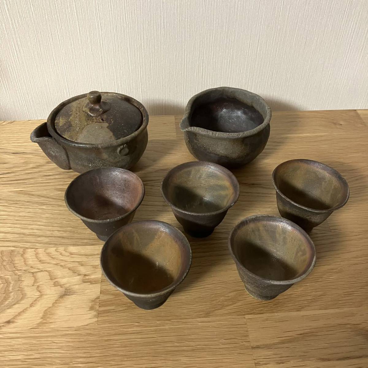 備前焼 茶器セット 宝瓶 湯冷し 湯呑み 陶芸 備前 【公式通販】