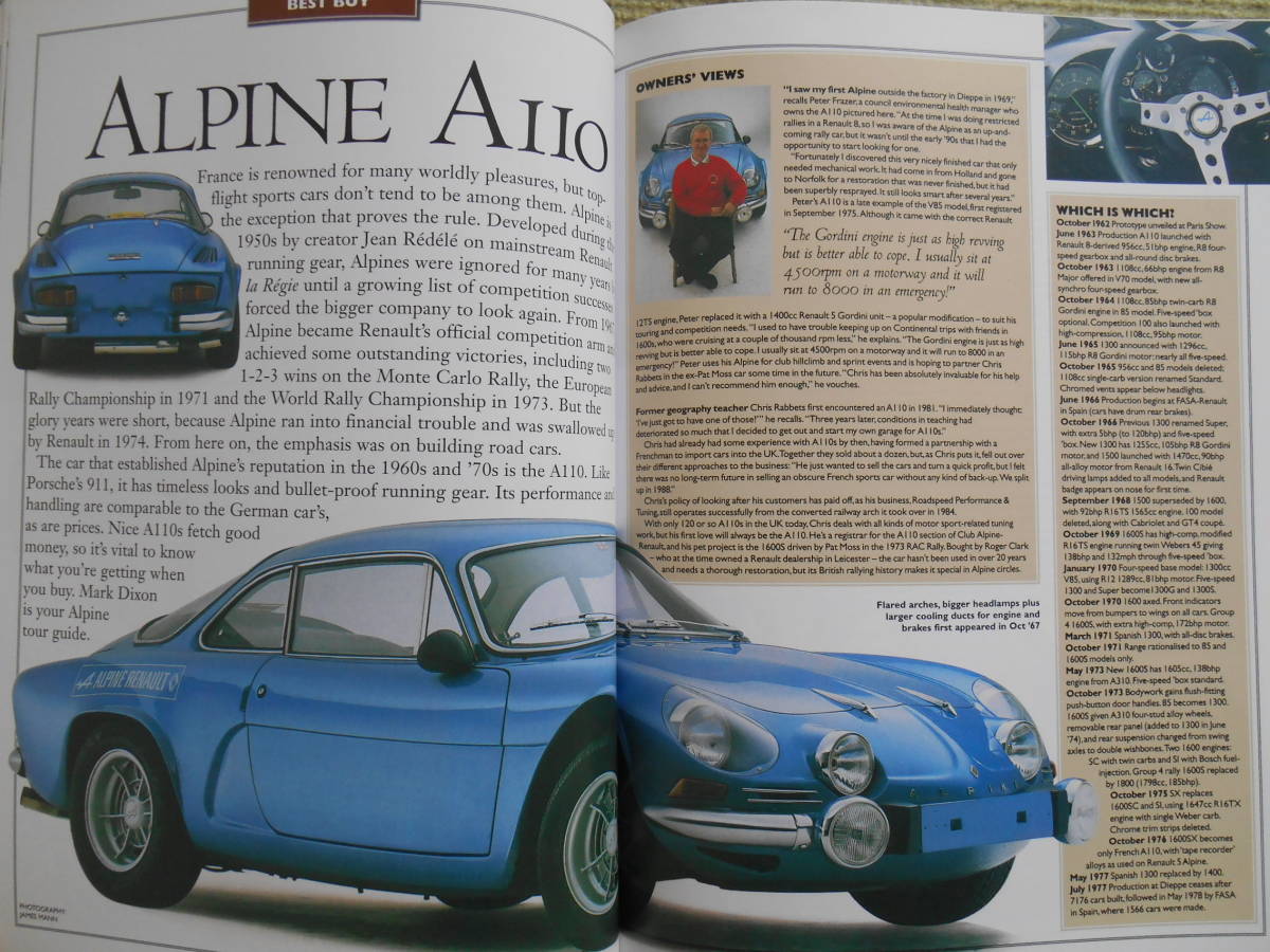 ☆洋書☆アルピーヌ ルノー ALPINE RENAULT Ultimate Portfolio（1958