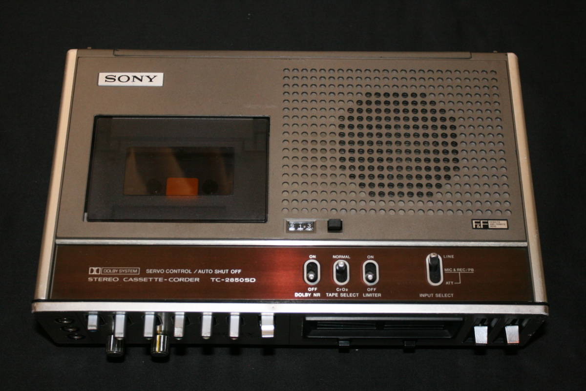 SONY TC-2850SD カセットプレーヤー 動作確認済み SONY ソニー SONY TC-2850SD カセットプレーヤー 動作確認済み SONY ソニー