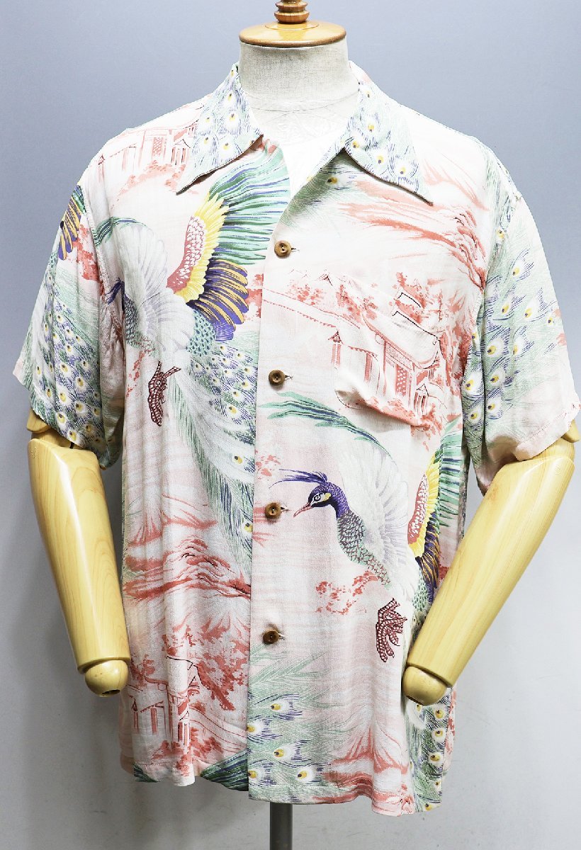 サンサーフ　レギュラー　ss30109 M SunSurf (サンサーフ) ALOHA SHIRT “PEACOCK” / アロハシャツ