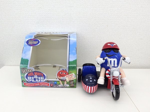 M＆M‘s Motorcycle Candy Dispenser モーターサイクル キャンディ ディスペンサー お菓子入れ