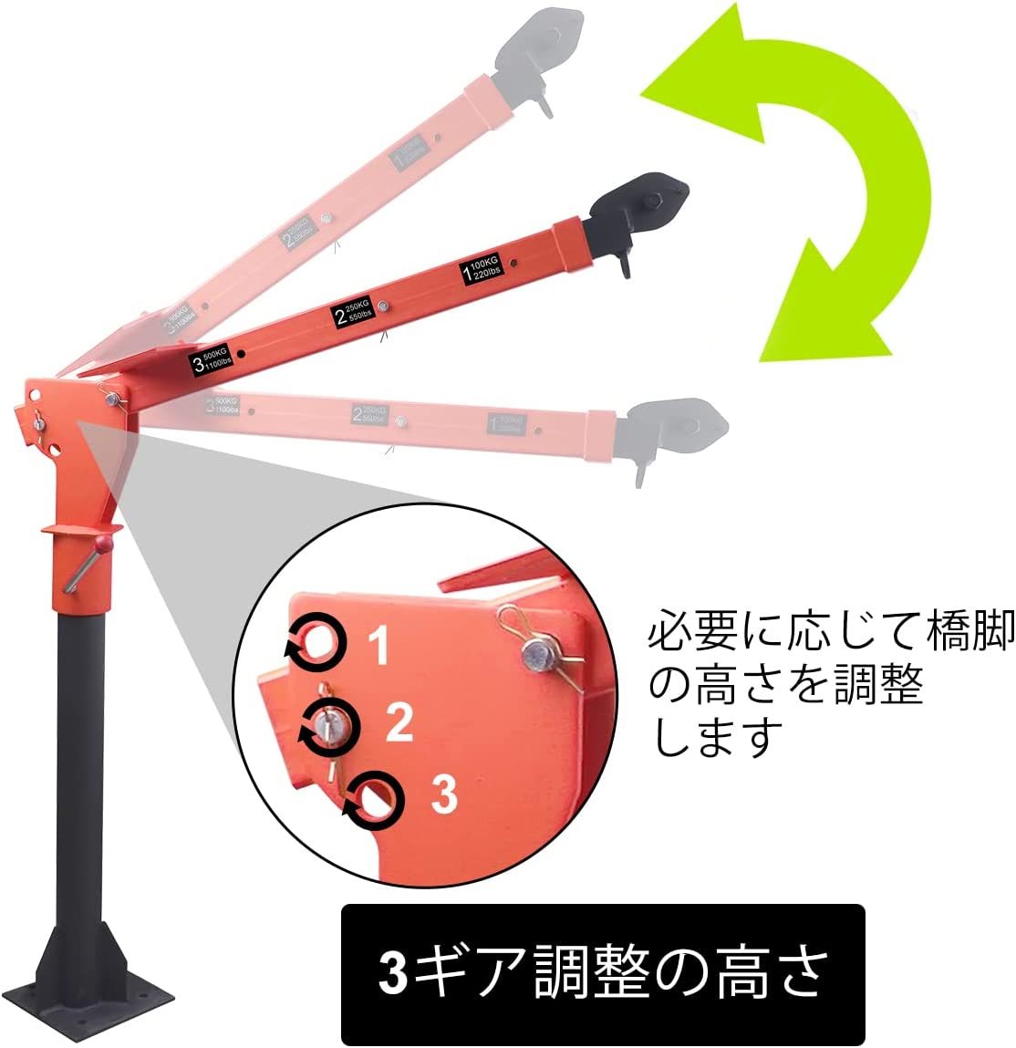 送料無料 電動昇降ウインチ 12v DJ-2000LB ミニクレーン Pismire 400KG 