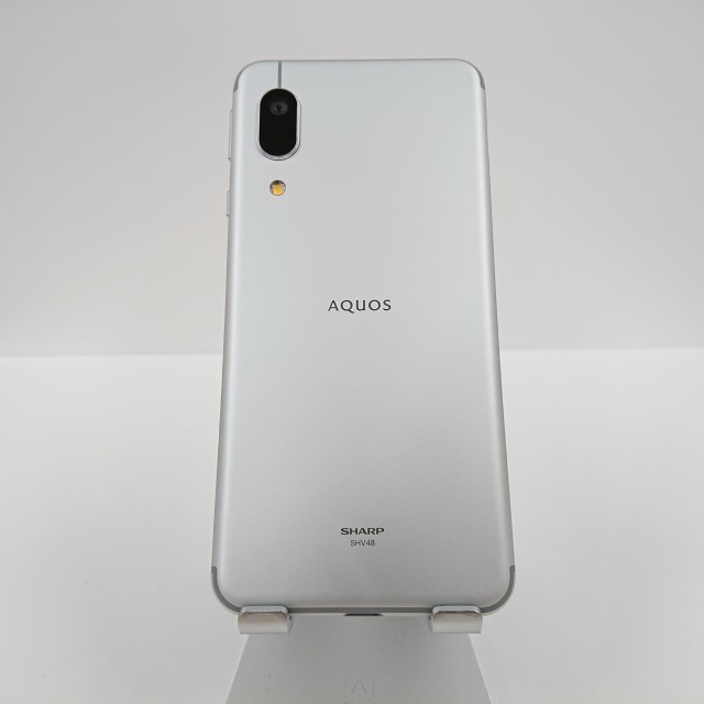AQUOS sense3 basic SHV48 au シルバー 送料無料 即決 本体 n08431