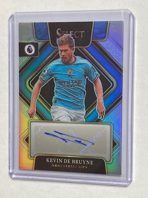 2022-23 Panini Select Premier League Signatures Kevin De Bruyne 