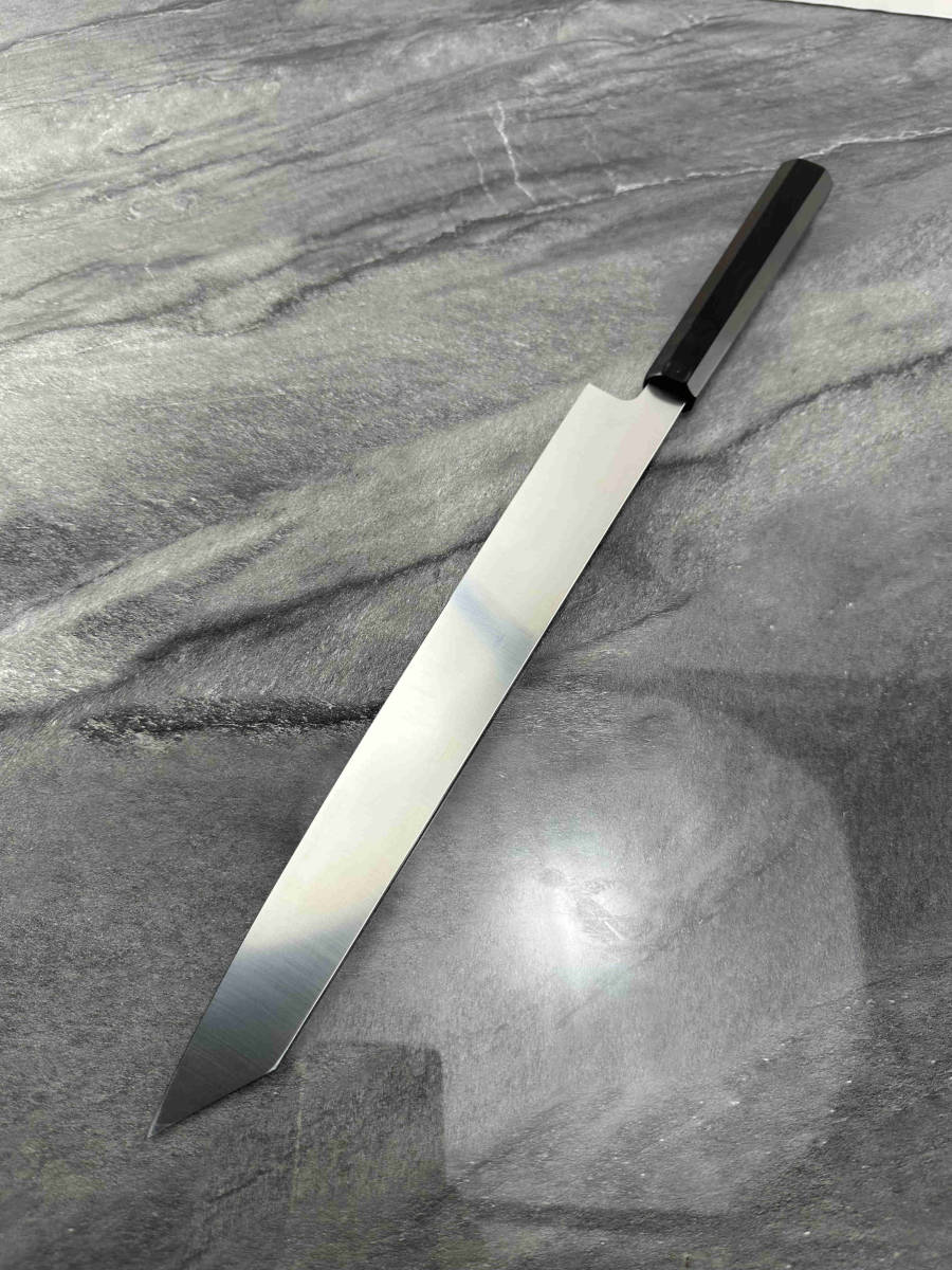 左利き用 激レア 尺寸 切付包丁 V金10号 刺身包丁 真空焼き入れ