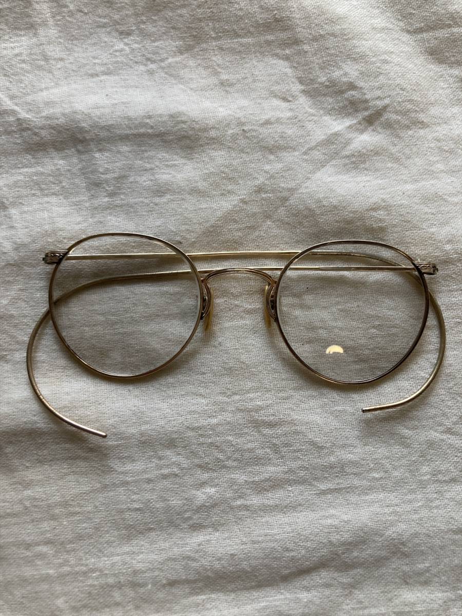 30s40s American Optical 12KGF ヴィンテージ メガネ（30s40s 