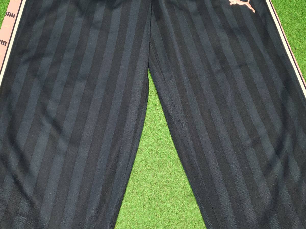 Puma ストライプジャージパンツ 黒 PUMA ジャージ メンズ 下 プーマ