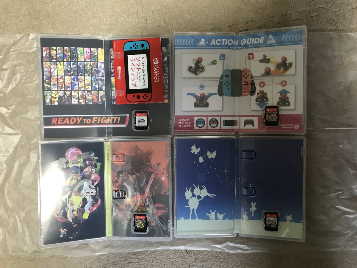 ニンテンドースイッチソフトまとめ売り スマブラ マリオカート スプラ  