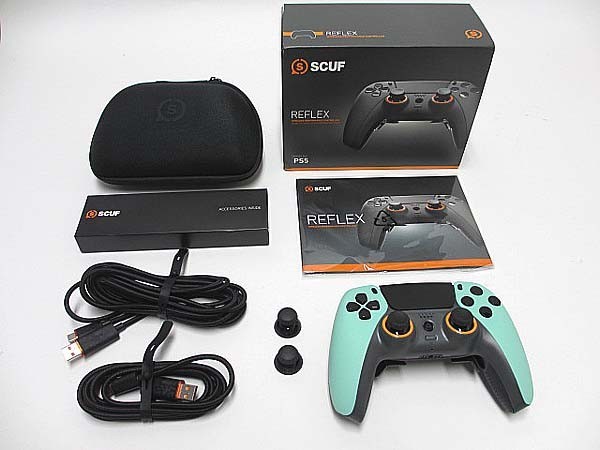 美品】SCUF Reflex ブラック PS5 味わい深 コントローラー