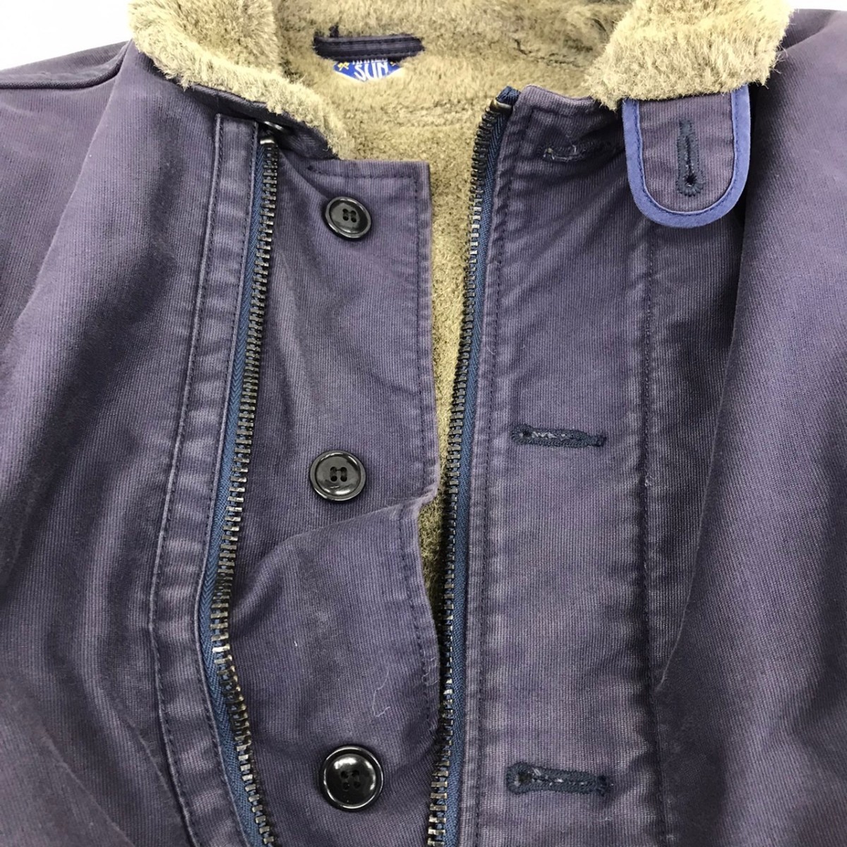 3.1☆NAKED SUN ネイキッドサン N-1 ボア デッキジャケット L メンズ 