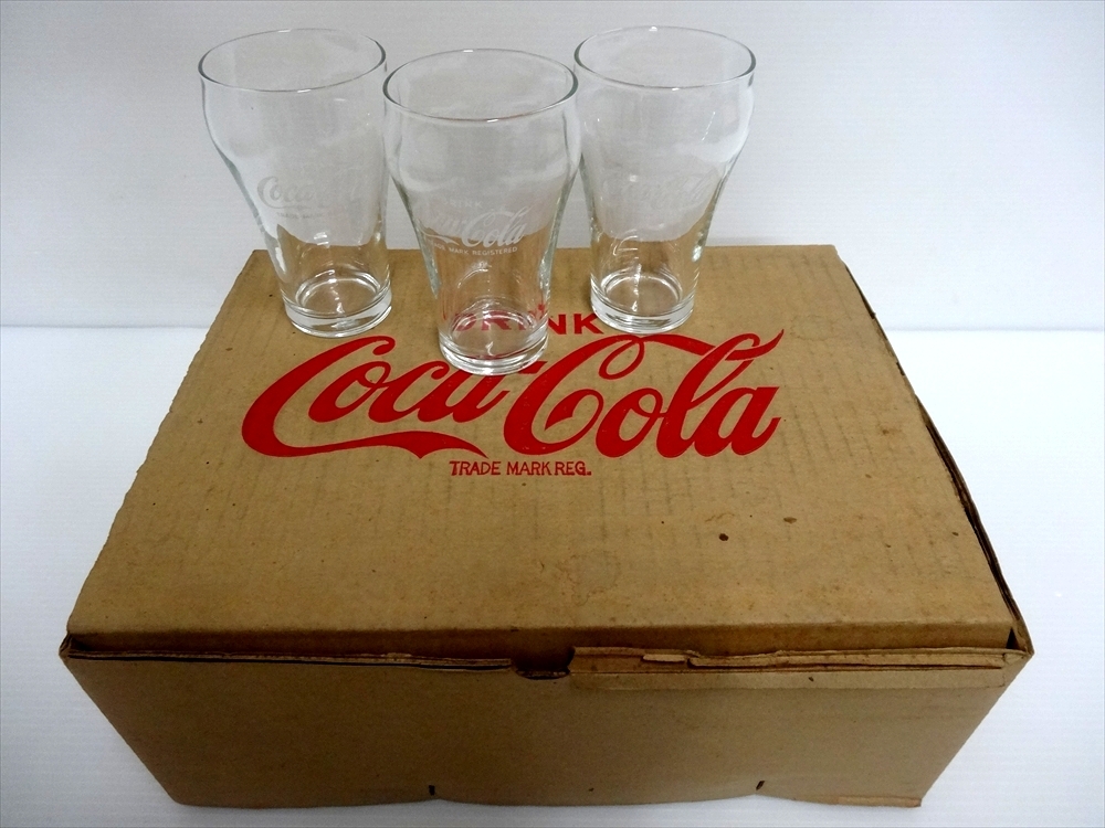 COCA-COLA コカコーラ FOUNTAIN GLASS ファウンテングラス 1ダース 12 