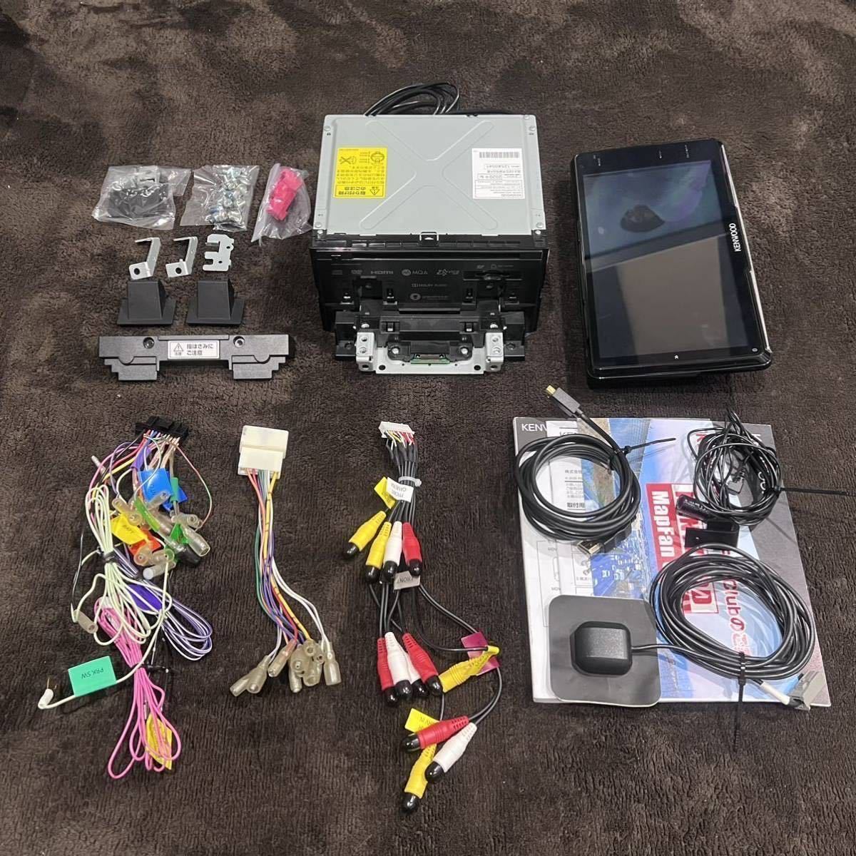 KENWOOD 9インチ フローティングナビ MDV-M907HDF 動作確認済 ハイレゾ 