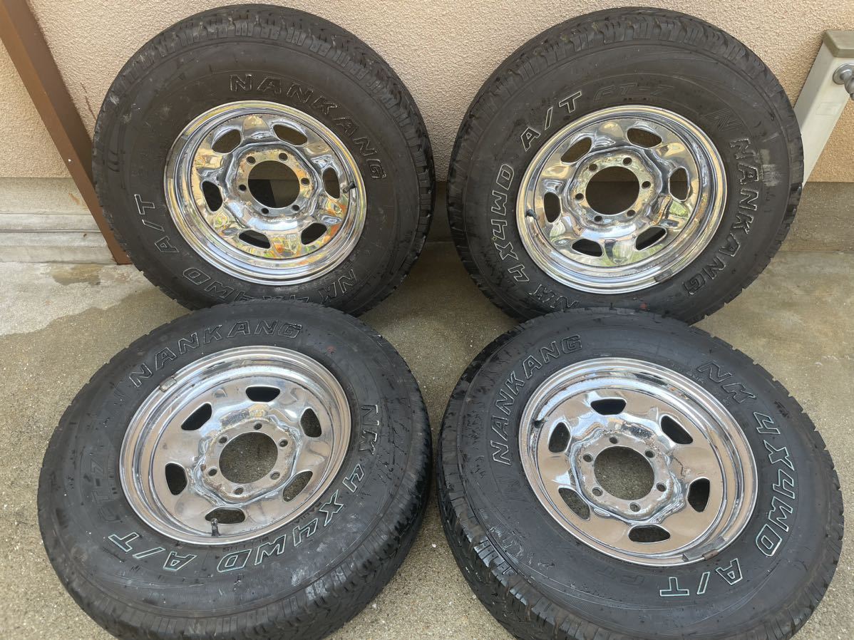 ランクル ランドクルーザー 60 40 70 ホイール 鉄チン メッキ 純正