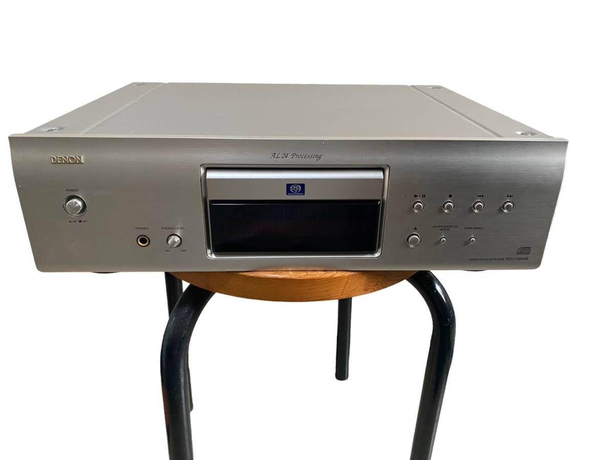 DENON デノンDCD-1500AE SACD&frasl;CDプレーヤー オーディオ機器 通電