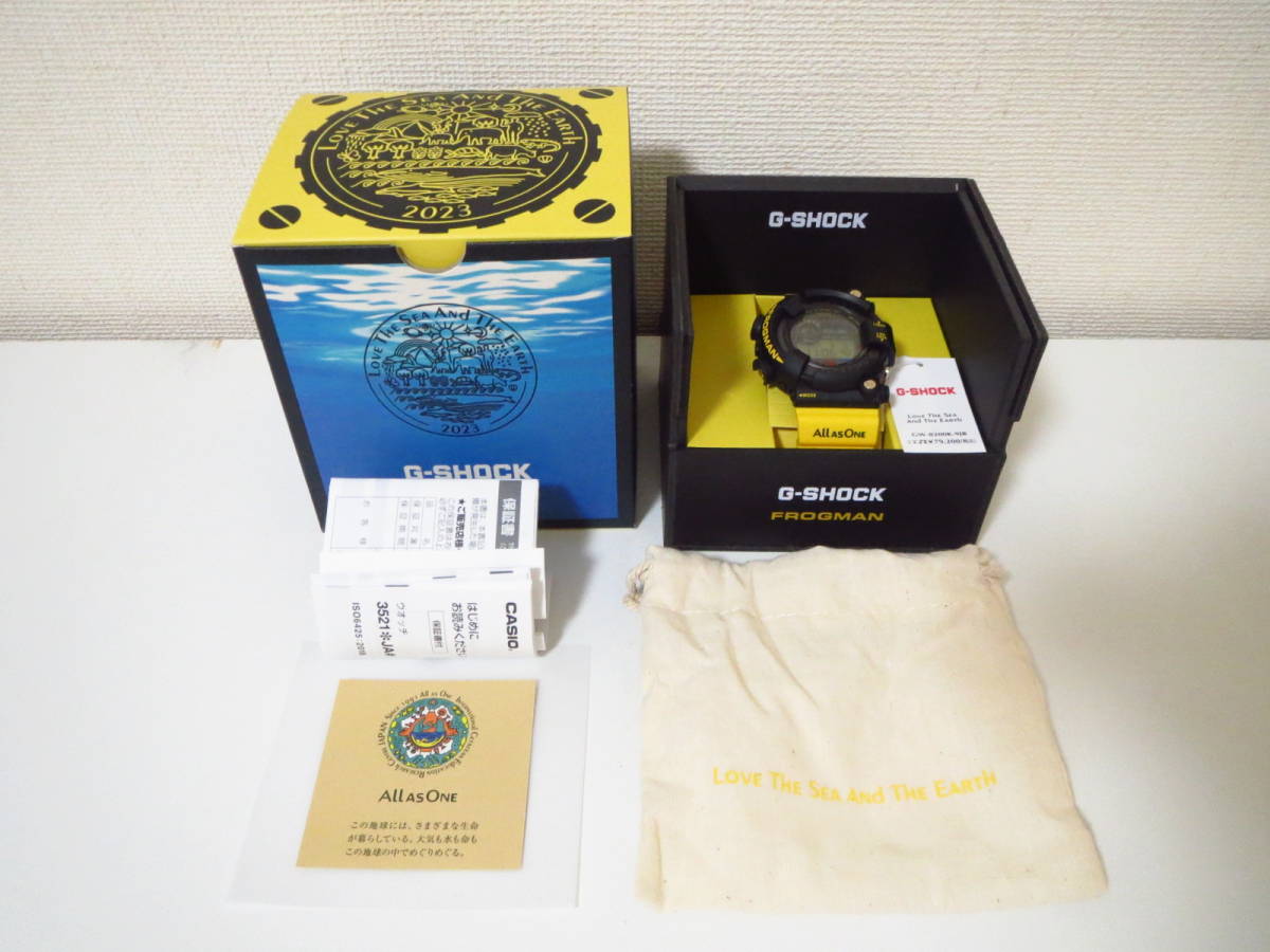 【新品未使用】 CASIO G-SHOCK GW-8200K-9JR カシオ Gショック ジーショック アイサーチ・ジャパン FROGMAN フロッグマン イルクジ