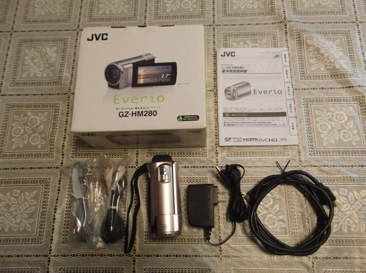 ☆完品☆JVC JVC GZ-HM280-B Everio GZ-HM280 ハイビジョンビデオ