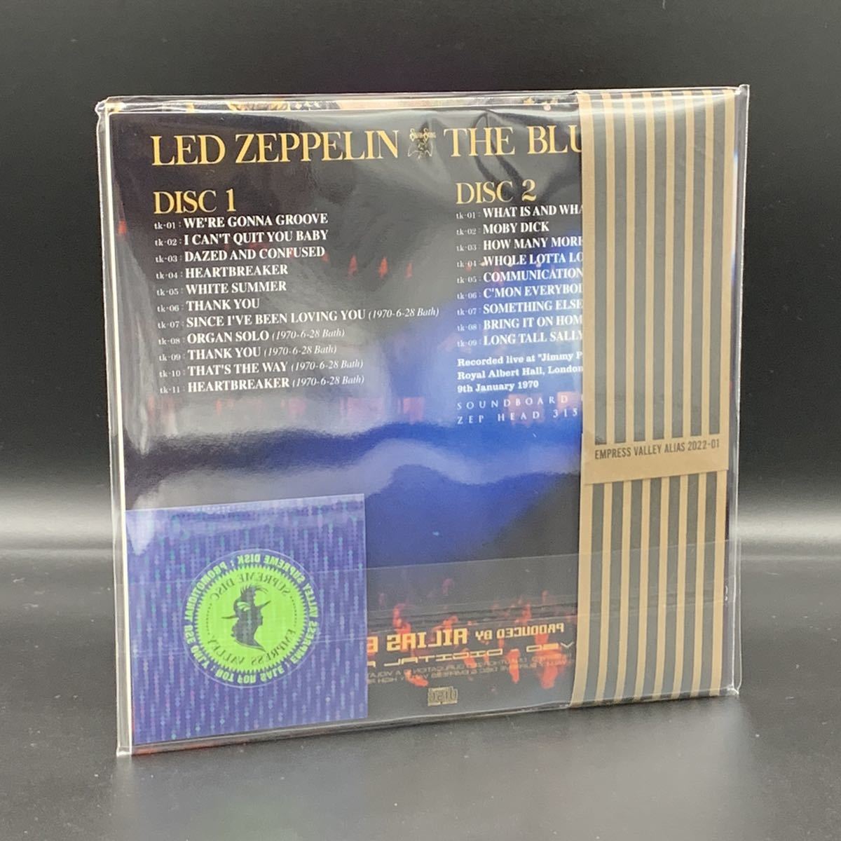 LED ZEPPELIN : THE BLUE BIRD 「大英帝国の蒼い鳥」 2CD 工場プレス