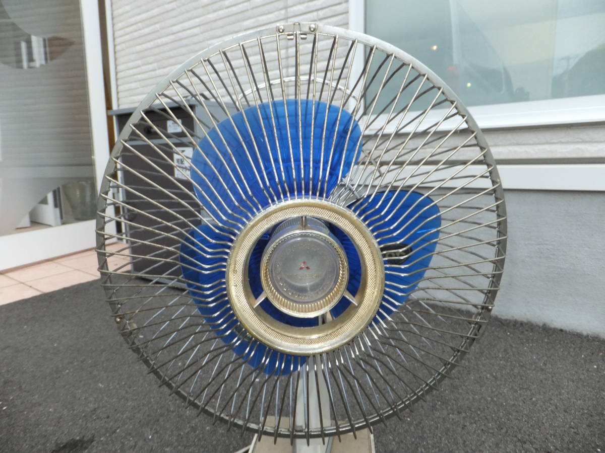 昭和レトロ 三菱扇風機 MITSUBISHI ELECTRIC D25-E9 25cm卓上扇風機 