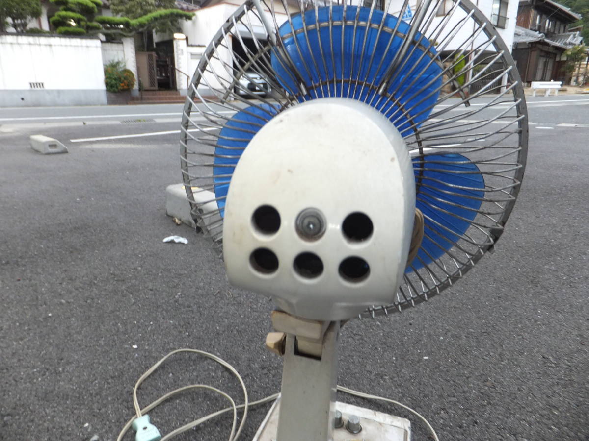 昭和レトロ 三菱扇風機 MITSUBISHI ELECTRIC D25-E9 25cm卓上扇風機 
