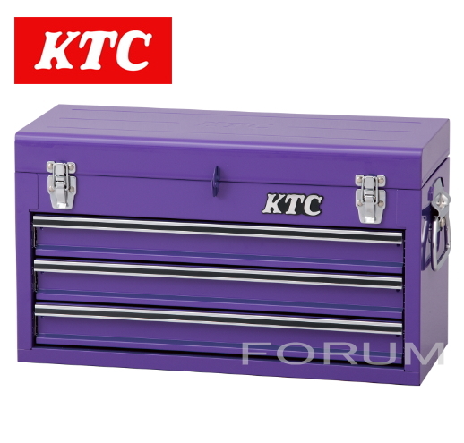 KTC 工具箱 チェスト (3段3引出し) SKX0213PU2 ( パープル KTC 工具箱 チェスト (3段3引出し) SKX0213PU2 ( パープル