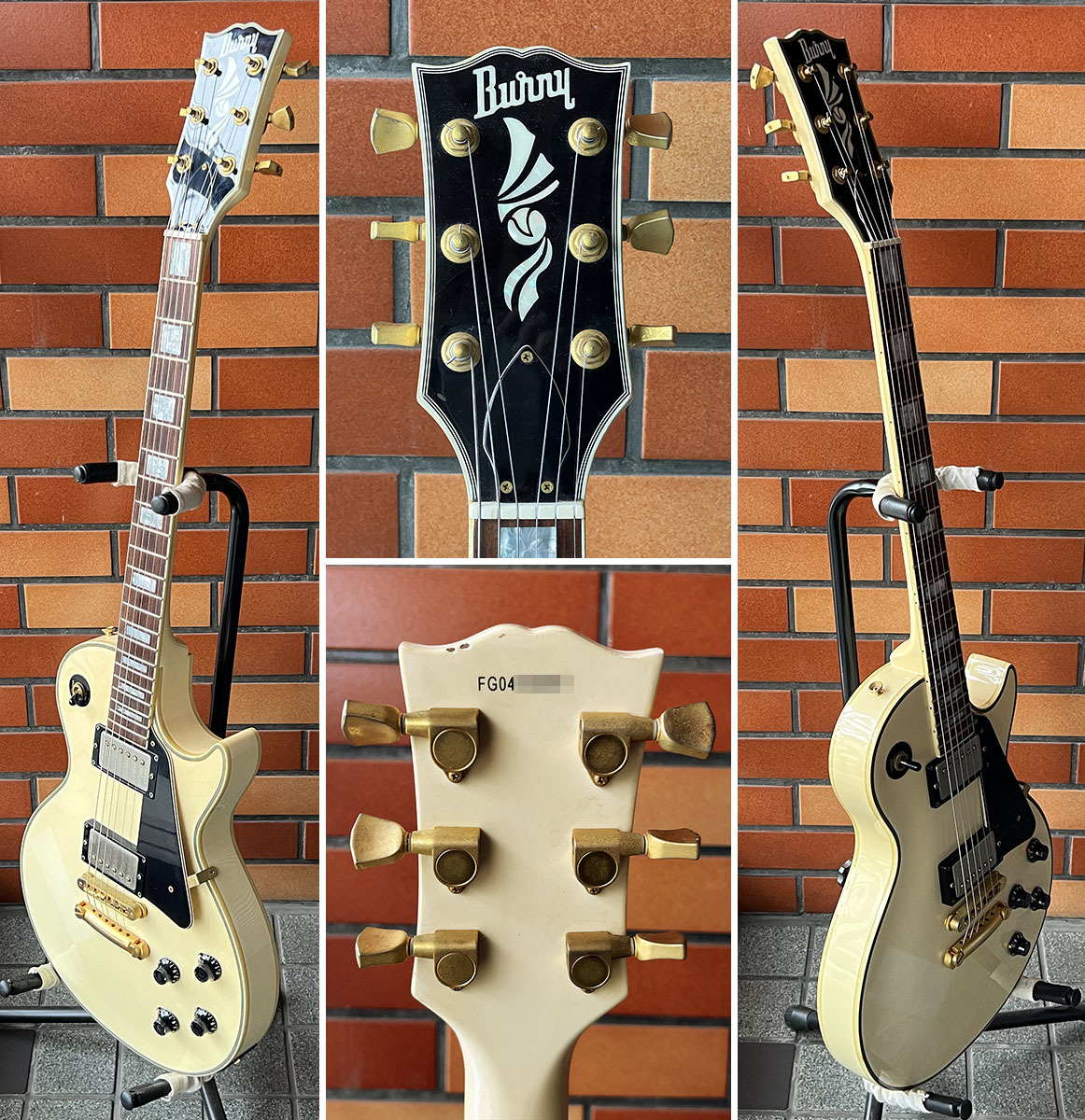 ○ Burny RLC-45 ? Les Paul Custom Type バーニー レスポールカスタム 